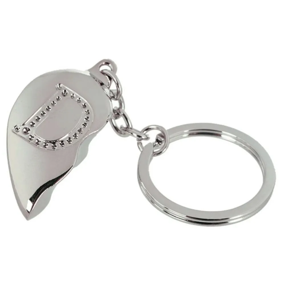 Out of the blue KG Nøglering Halvt Hjerte med Bogstav - Accessories
