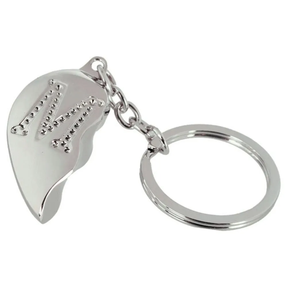 Out of the blue KG Nøglering Halvt Hjerte med Bogstav - Accessories