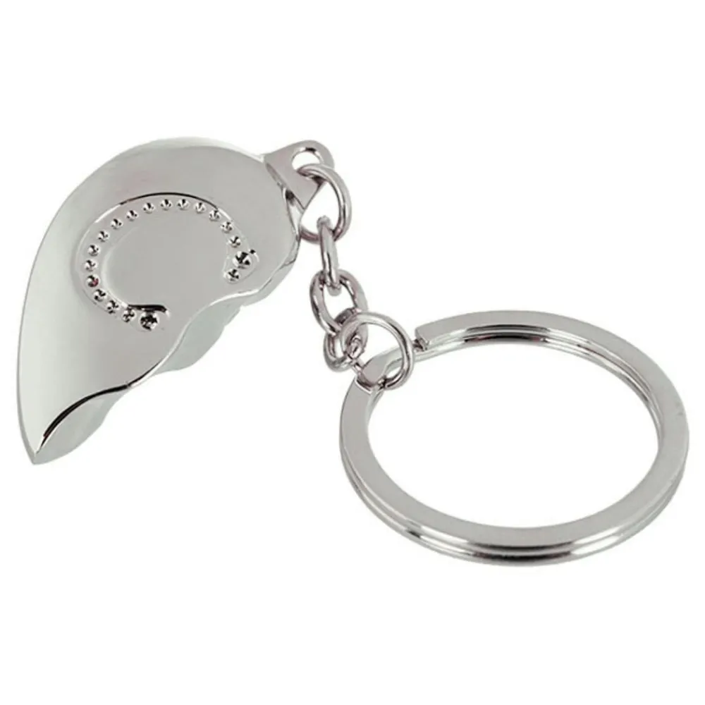 Out of the blue KG Nøglering Halvt Hjerte med Bogstav - Accessories