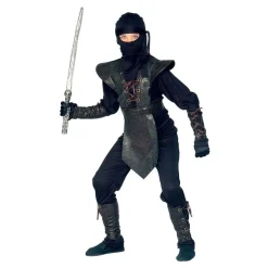 Widmann S.r.l. Ninja Master Jumpsuit Børnekostume - Udklædningskostumer|Kostumetema