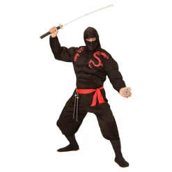 Hot Widmann S.r.l. Ninja med Muskler Kostume