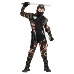 Widmann S.r.l. Ninja Soldat Børnekostume - Udklædningskostumer|Kostumetema