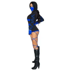 Leg Avenue Europe Ninja Sort/Blå Kostume - Udklædningskostumer|Kostumetema