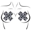 Leg Avenue Europe Nipple Covers Jewels X Sort Deluxe - Tøj|Tilbehør