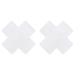 ESPA NV Nipple Covers Kors Hvid Glitter - Tøj|Sex & Lyst