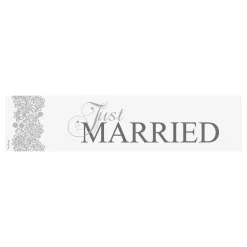 PartyDeco sp. z o.o. Nummerplade Just Married