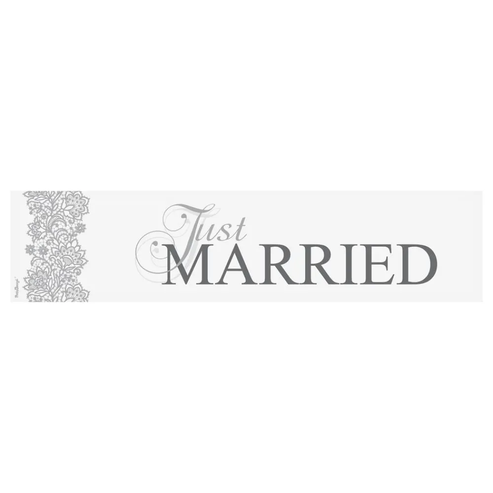 PartyDeco sp. z o.o. Nummerplade Just Married