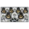 Three Sixty Degrees Ltd Nytårssæt Happy New Year Guld - Tilbehør|Festtilbehør