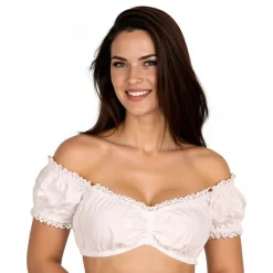 Online Thetru B.V. Oktoberfest Dirndl Bluse Hvid