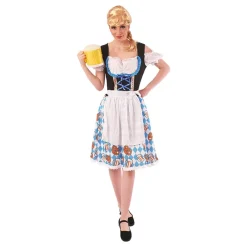 Hot Hisab/Joker Company AB Oktoberfest Kjole Blå Kostume