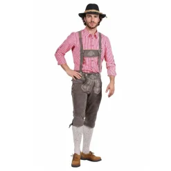 Outlet Thetru B.V. Oktoberfest Lederhosen Deluxe Grå
