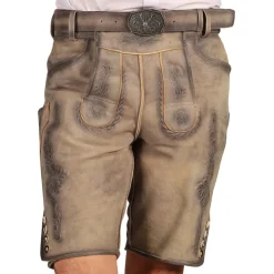 Thetru B.V. Oktoberfest Lederhosen Shorts Super Deluxe Beige Vintage - Tilbehør