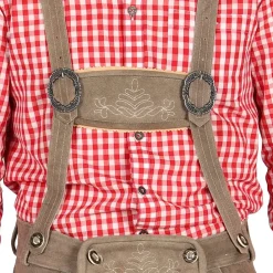Clearance Thetru B.V. Oktoberfest Lederhosen Shorts Deluxe Beige