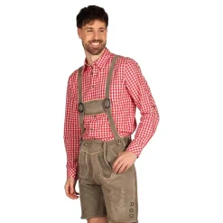 Clearance Thetru B.V. Oktoberfest Lederhosen Shorts Deluxe Beige