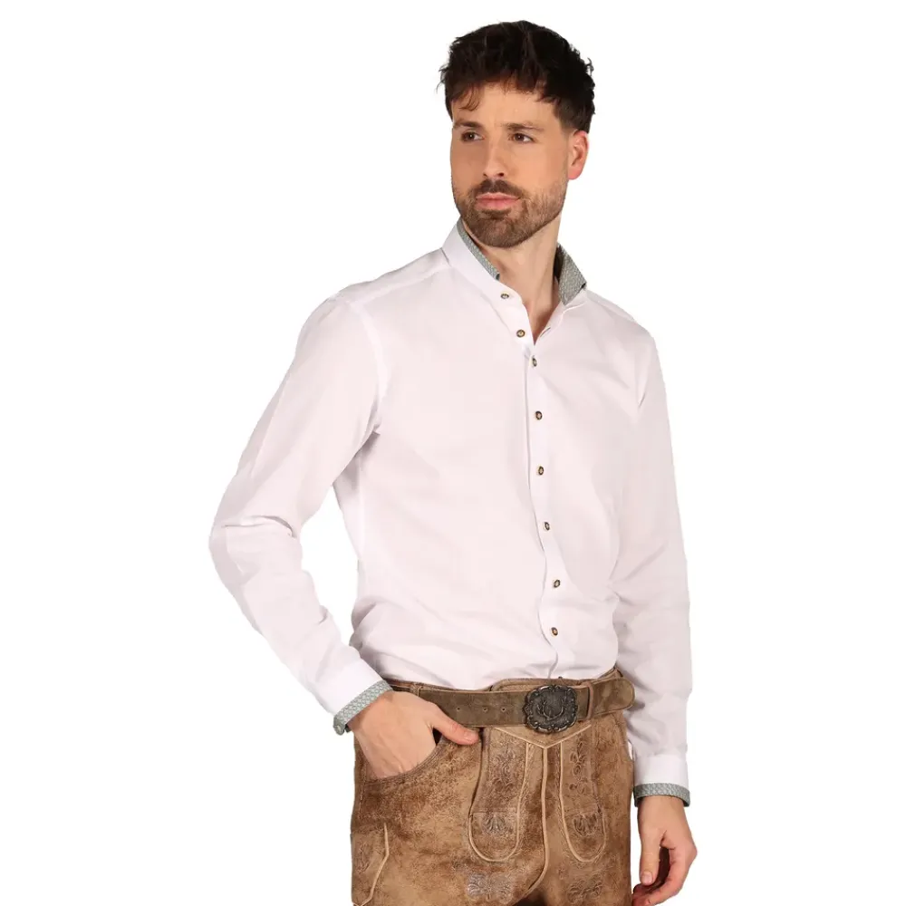 Thetru B.V. Oktoberfest Skjorte Herre Hvid Deluxe - Tøj|Tilbehør