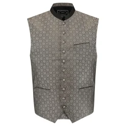 Discount Hisab/Joker Company AB Oktoberfestvest Jacquard Grå
