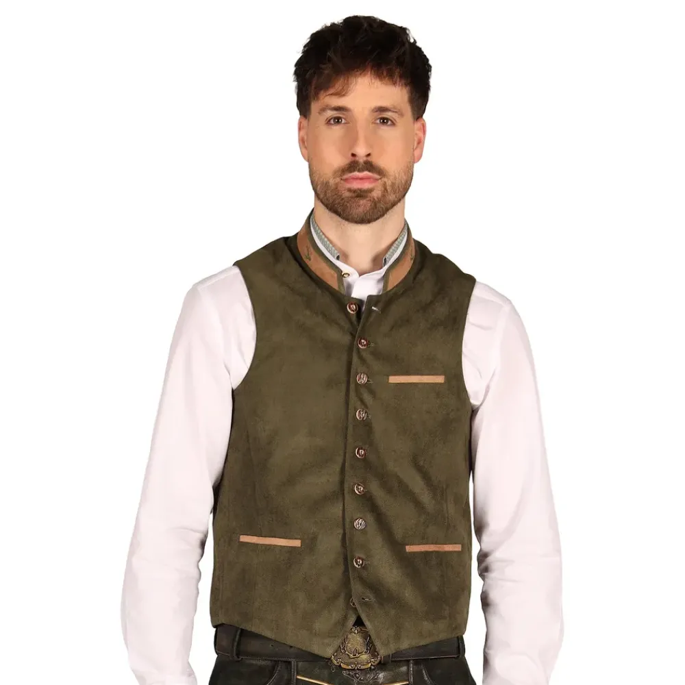 Thetru B.V. Oktoberfest Vest Mørkegrøn Deluxe - Tilbehør