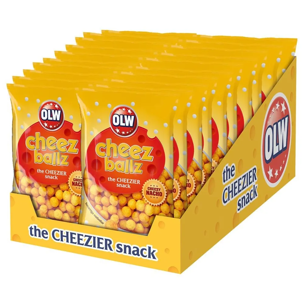 ERT Godis AB OLW Cheez Ballz Storpak - Snacks