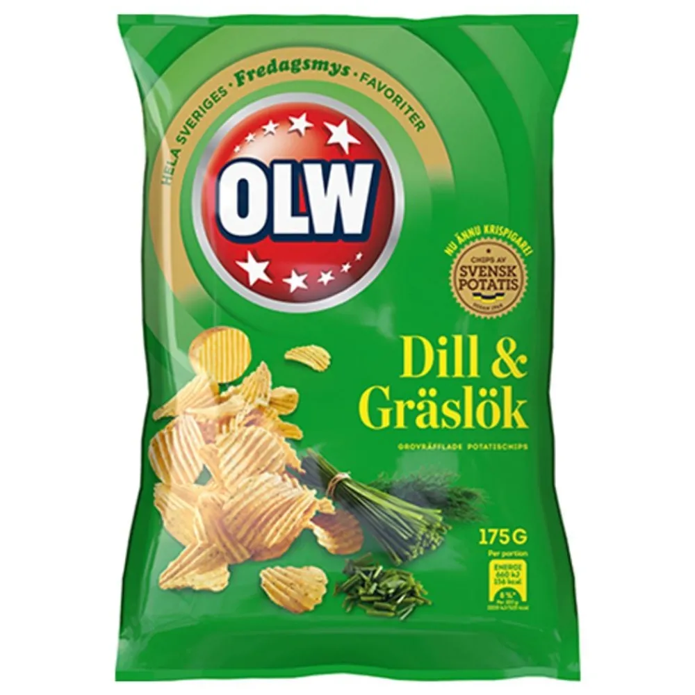 Sale ERT Godis AB OLW Dild & Purløg Chips