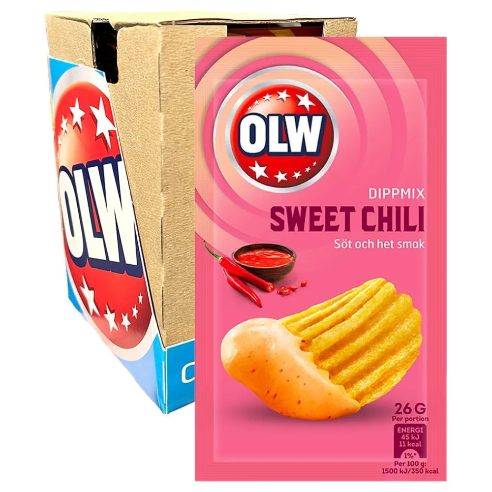 ERT Godis AB OLW Dipmix Sweet Chili Storpak - Snacks