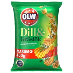 ERT Godis AB OLW Maxibag Dild & Purløg - Snacks