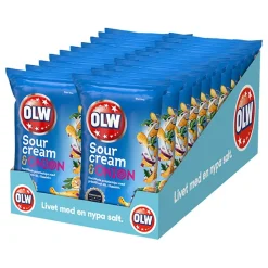 ERT Godis AB OLW Sourcream & Onion Mini Økonomipakke - Snacks