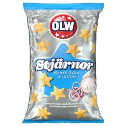ERT Godis AB OLW Stjerner Sourcream & Onion