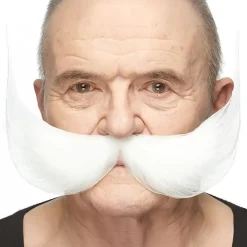 Discount Butterick's AB Opfinder Moustache Hvid