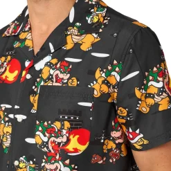Oppo Merchandise Group B.V. OppoSuits Bowsers Mayhem Skjorte - Tøj|Udklædningskostumer