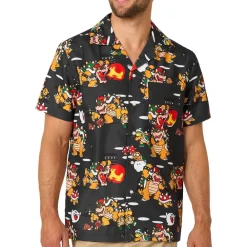 Oppo Merchandise Group B.V. OppoSuits Bowsers Mayhem Skjorte - Tøj|Udklædningskostumer