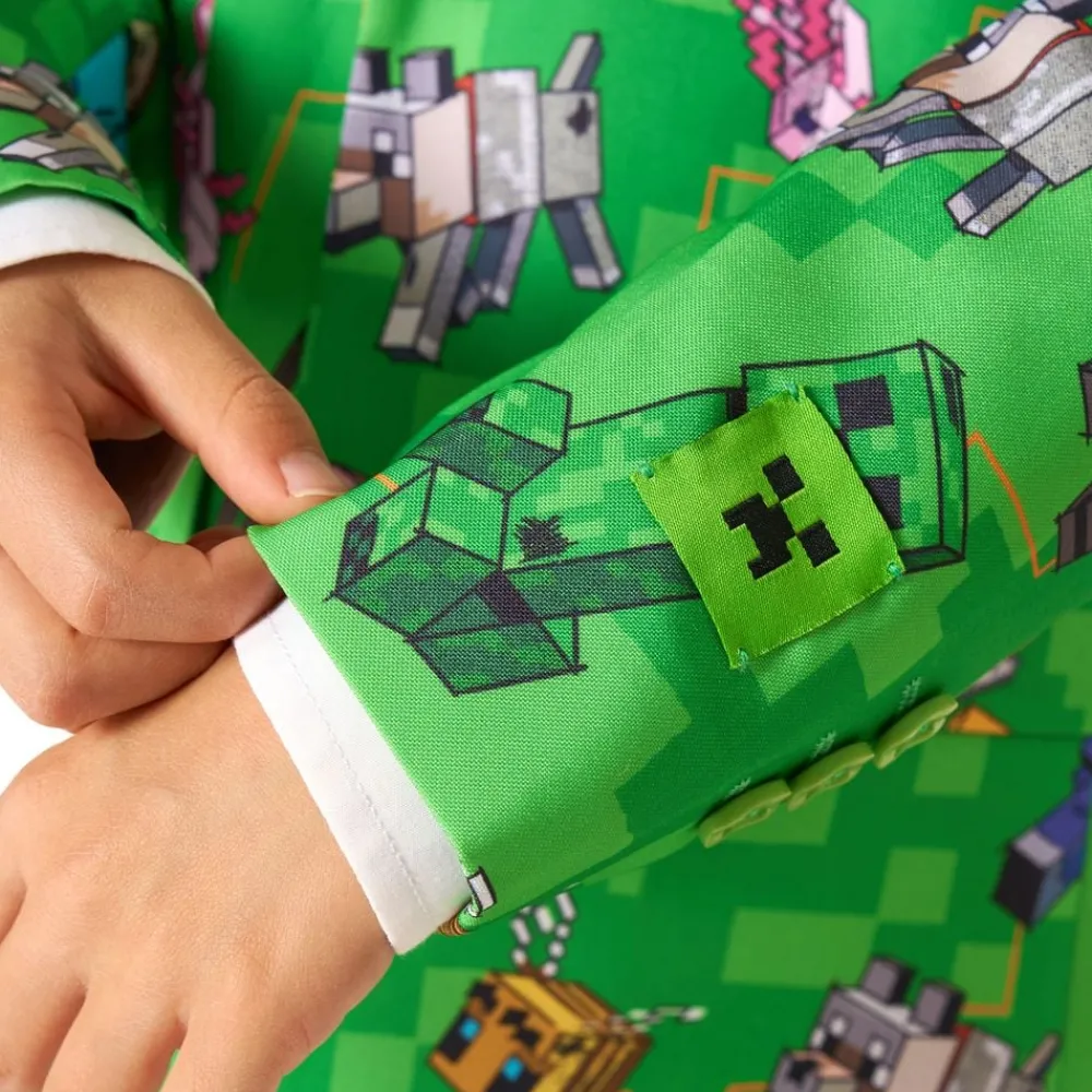 Oppo Merchandise Group B.V. OppoSuits Boys Minecraft Jakkesæt - Tøj|Udklædningskostumer