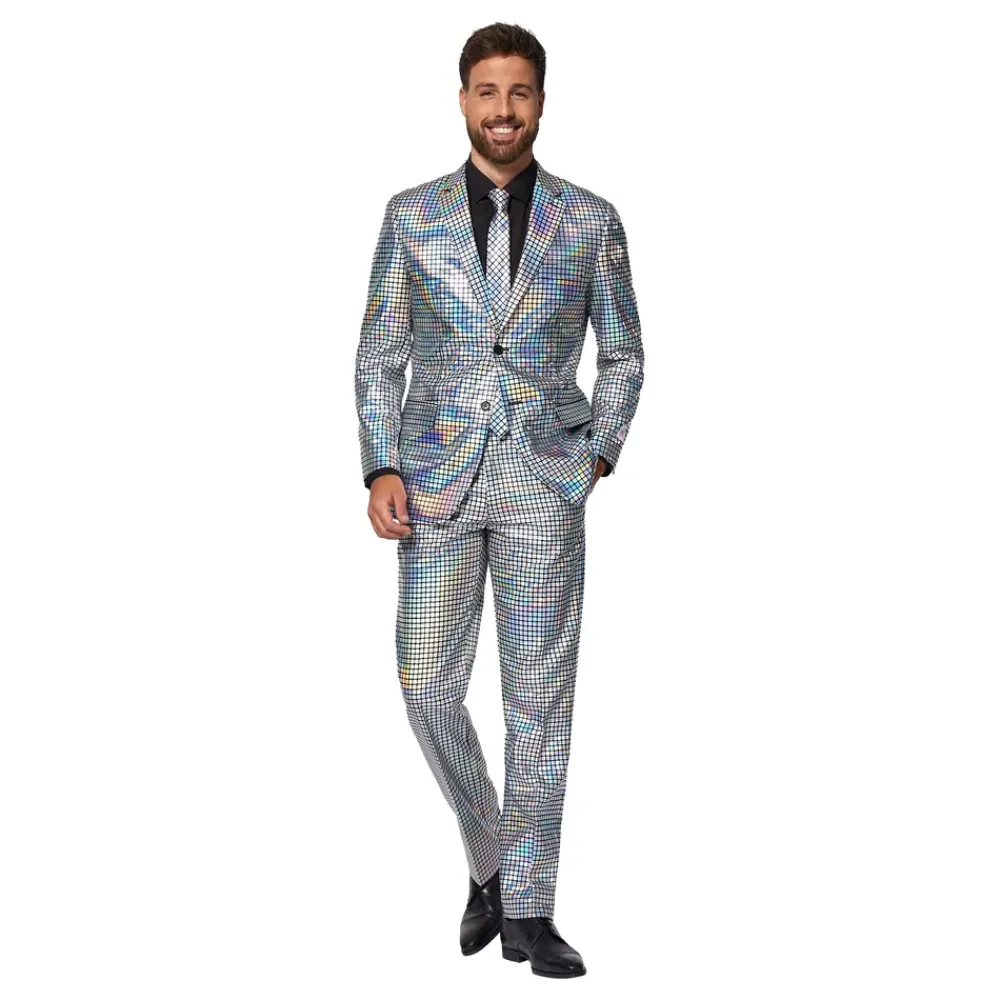 Oppo Merchandise Group B.V. OppoSuits Discokugle Jakkesæt - Tøj|Udklædningskostumer