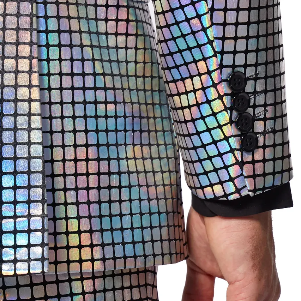 Oppo Merchandise Group B.V. OppoSuits Discokugle Jakkesæt - Tøj|Udklædningskostumer