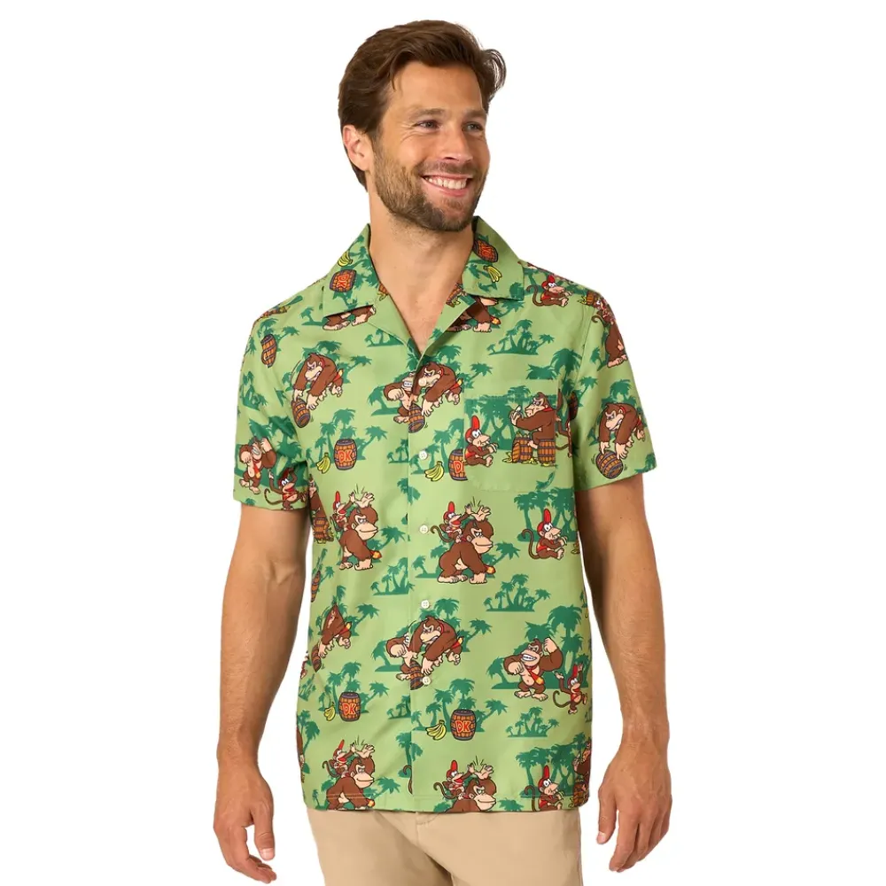 Oppo Merchandise Group B.V. OppoSuits Donkey Kong Bananas Skjorte - Tøj|Merchandise