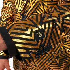 New Oppo Merchandise Group B.V. OppoSuits Golden Geo Star Jakkesæt