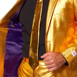 Oppo Merchandise Group B.V. OppoSuits Groovy Guldkostume - Tøj|Udklædningskostumer