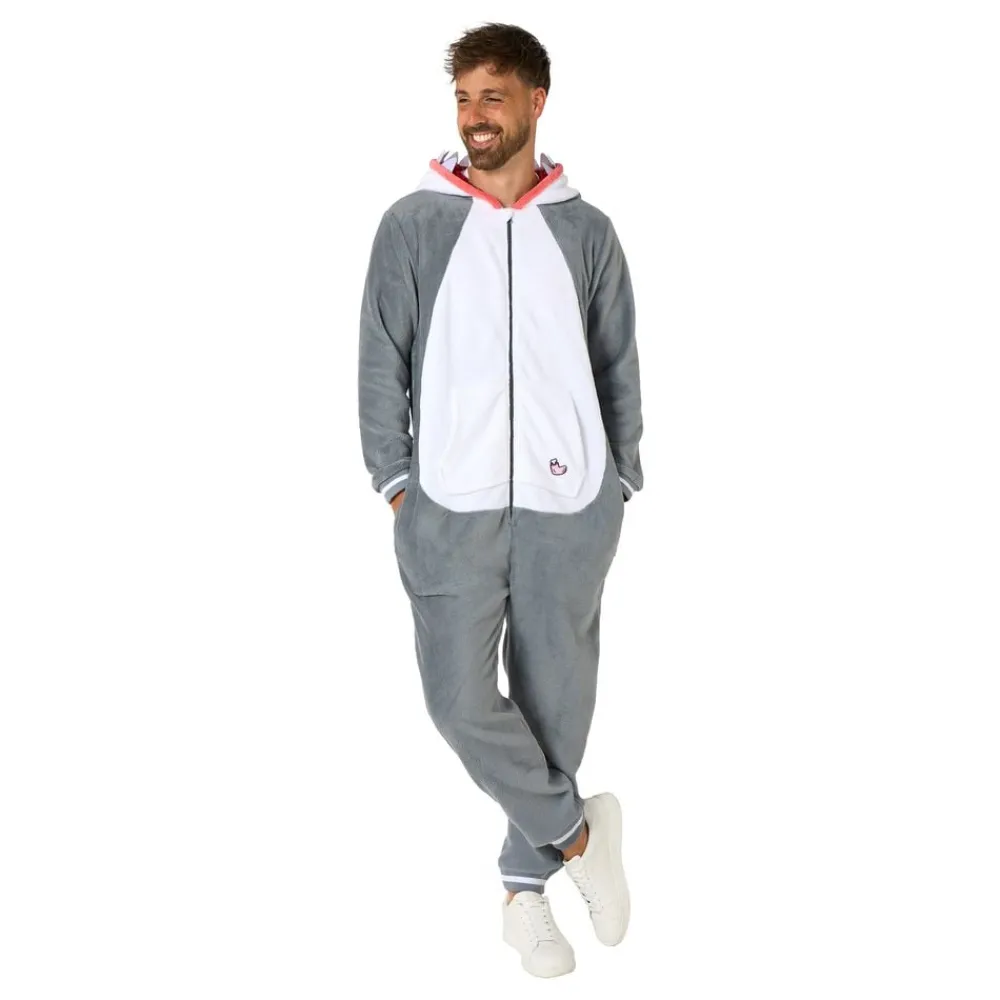 Oppo Merchandise Group B.V. OppoSuits Haj Onesie - Tøj|Udklædningskostumer