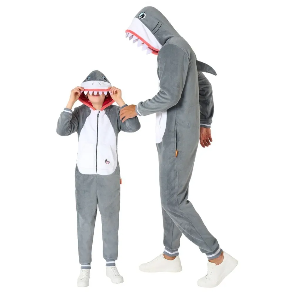 Oppo Merchandise Group B.V. OppoSuits Haj Onesie - Tøj|Udklædningskostumer
