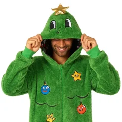 Oppo Merchandise Group B.V. OppoSuits Juletræs Onesie - Tøj|Udklædningskostumer
