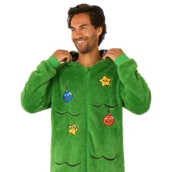 Oppo Merchandise Group B.V. OppoSuits Juletræs Onesie - Tøj|Udklædningskostumer