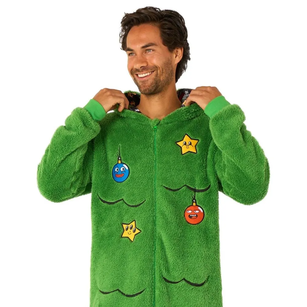 Oppo Merchandise Group B.V. OppoSuits Juletræs Onesie - Tøj|Udklædningskostumer