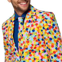 Oppo Merchandise Group B.V. OppoSuits Konfetti Jakkesæt - Tøj|Udklædningskostumer