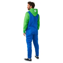 Oppo Merchandise Group B.V. OppoSuits Luigi Onesie - Tøj|Udklædningskostumer