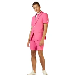 Oppo Merchandise Group B.V. OppoSuits Mr. Pink Jakkesæt med Shorts - Tøj|Udklædningskostumer