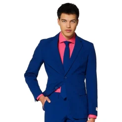 Oppo Merchandise Group B.V. OppoSuits Navy Royale Jakkesæt - Tøj|Udklædningskostumer
