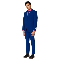 Oppo Merchandise Group B.V. OppoSuits Navy Royale Jakkesæt - Tøj|Udklædningskostumer