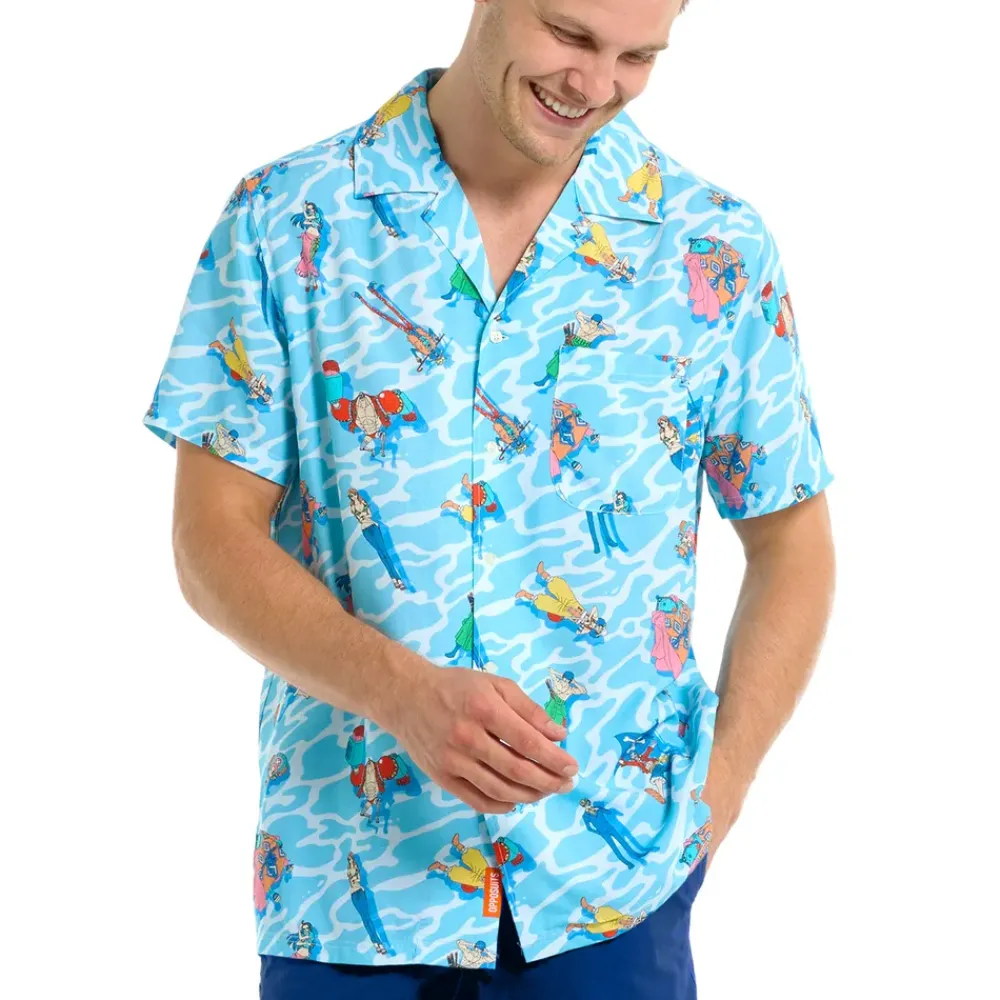 Clearance Oppo Merchandise Group B.V. OppoSuits One Piece Ocean Chill Skjorte