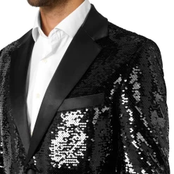 Hot Oppo Merchandise Group B.V. OppoSuits Paljettblazer Brilliant Sort