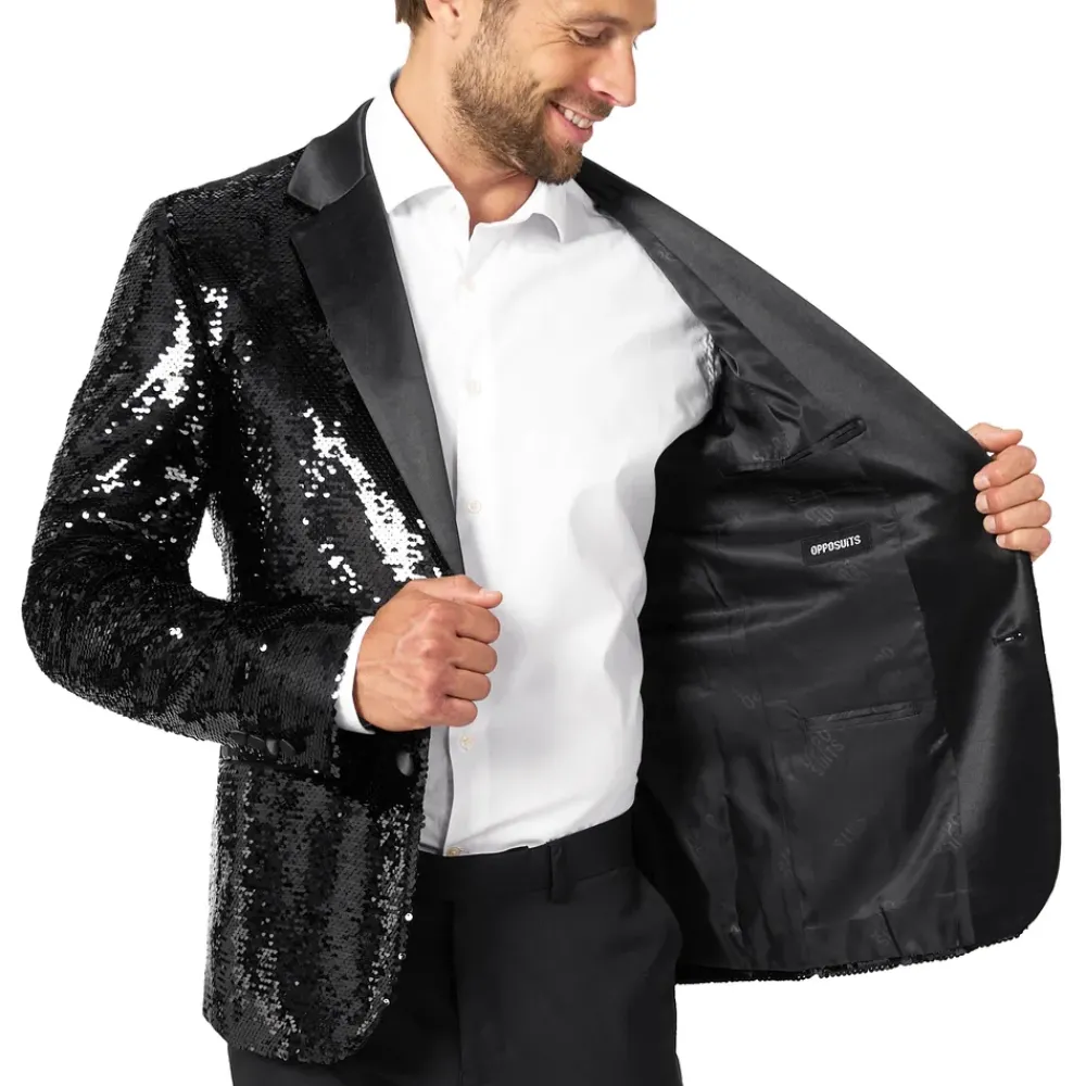 Hot Oppo Merchandise Group B.V. OppoSuits Paljettblazer Brilliant Sort
