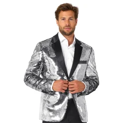 Best Oppo Merchandise Group B.V. OppoSuits Paljettblazer Briliant Silver